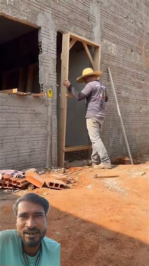 badhiya tarike se darvaja ko baitha Diya #construction