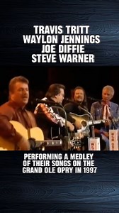 Full Video: https://classicsonges.sateccons.com/travis-tritt-waylon-jennings-joe-diffie-and-steve-warner-performing-a-medley-of-their-songs-on-the-grand-ole-opry-in-1997-with-porter-wagoner-hosting-4/ Travis Tritt, Waylon Jennings, Joe Diffie, and Steve Warner Performing A Medley Of Their Songs On The Grand Ole Opry in 1997 With Porter Wagoner Hosting | Cowboy Ghost Highway