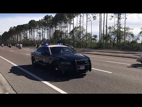 Funeral procession for the Outlaws M.C. Chapter President Paul Anderson