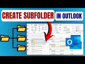 How To Create And Delete Subfolder In Outlook