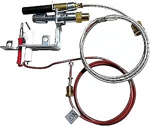 14D0473 (Oxygen Depletion System) ODS Milivolt Natural Gas Fireplace Pilot Assembly Compatible with Lexington Forge, Majestic, Martin, and Monessen Gas Stoves and Gas Log Sets