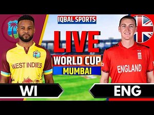 🔴Live: England vs West Indies, T20 World Cup 2026 | Live Cricket Match Today | ENG vs WI Live