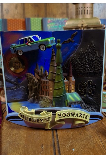 🚨Rare🚨 Harry Potter Limited Edition Clock • Japan Exclusive • Journey to Hogwarts This stunning clock is another item that was exclusive to Japan. It was released in 2004. Limited to 1000! It depicts Mary GrandPre art. My only qualm about this item is they didn’t put anything on the back. It looks a bit unfinished. Like they should have painted it with the same style stripes from the box at least. Something I find interesting is Japan had a whole line of Mary GrandPre style merchandise in 2004