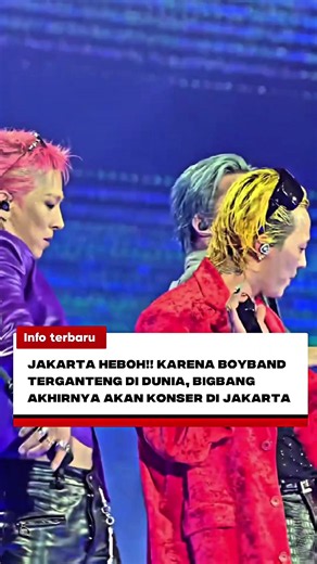 setelah sekian lama Hiatus akhirnya kembali ke panggung 🔥 BIGBANG 2026-2027 WORLD TOUR IN JAKARTA 🌐 Jakarta 📅 16 January 2027 (Sat) 📍 Jakarta International Stadium 🔗 bigbanginjakarta.com 🎟️ BIGBANG V.I.P MEMBERSHIP SURVEY PERIOD 7 Sept (Mon), 9AM – 11 Sept (Fri), 11:59PM (Jakarta local time) 🎟️ BIGBANG V.I.P MEMBERSHIP PRESALE 17 Sept (Thu), 10AM to 11:59PM (Jakarta local time) 🎟️ BCA PRESALE 18 Sept (Fri), 10AM to 11:59PM (Jakarta local time) 🎟️ INDOSAT PRESALE BIGBANG 2026-2027 WORLD 