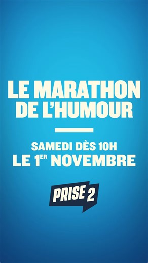 Demain, on chasse la dépression saisonnière avec notre marathon de l’humour dès 10h. 😉 | Prise2