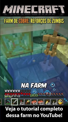 FARM DE COBRE de nova geração no Minecraft!
