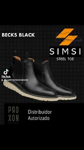 SIMSI BLACK #simsicalzado #calzadodecalidad #calzadodeseguridad #calzadomexicano | SIMSI