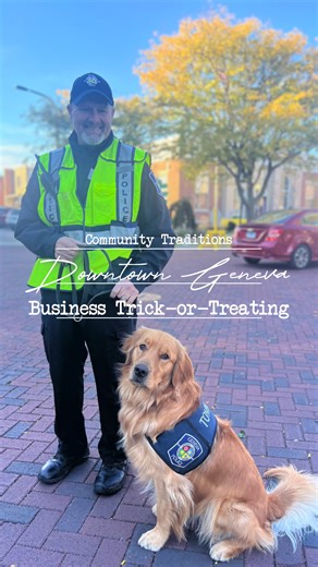 🍁🎃 A Spooktacular Autumn Afternoon Oct. 30 for Downtown Geneva’s Business Trick-or-Treating! 🎃🍁 The changing leaves, crisp fall air, and beautiful sunshine made for a perfect autumn afternoon in downtown Geneva during the annual Business Trick-or-Treating! The sidewalks were filled with excited children in the most creative and adorable costumes, while local businesses joined in the fun by dressing up and handing out candy and treats to everyone who stopped by. This beloved tradition is held