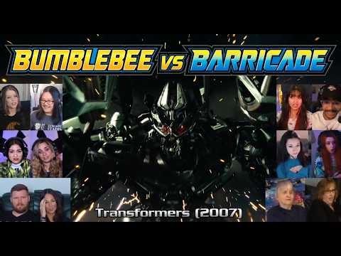 "Kill Him Bee!!" Bumblebee vs Barricade Reaction Mashup – Transformers (2007)