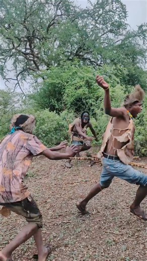Hadzabe Tribe's Funny Moment with Baboon