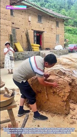 Crafting Adobe Bricks: The Traditional Art of Mud House Construction