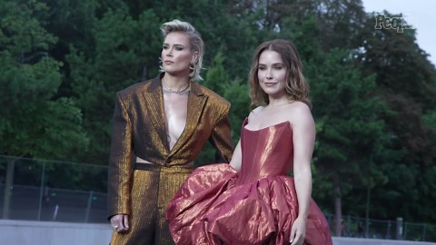 Ashlyn Harris and Sophia Bush Match in Metallics for Olympics Kickoff Bash: See Their 'Medal-Worthy' Looks!