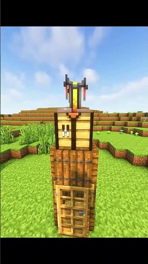 Minecraft 1X1 House🏠 #shorts #shorts