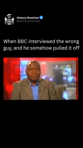 History | Ancient History on Instagram: "In 2006, a man named Guy Goma arrived at the BBC studios for what he believed was a job interview in the IT department. Due to a mix-up, producers confused him with technology journalist Guy Kewney, who was scheduled for a live television interview about internet music downloads. Before realizing the mistake, Goma was escorted onto the set, fitted with a microphone, and questioned live on air about online music. Though visibly surprised, he did his best t