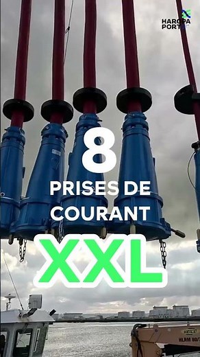 Une première sur le terminal croisière du Havre ! 🚢🔌 • HAROPA PORT