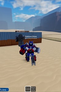 megatron at optimus prime nagharap | Davefromph Roblox