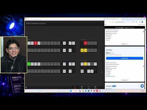 Actualizar ATEM Software Control, stream push y stream pull