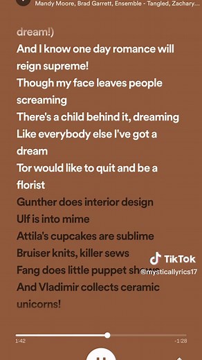 I’ve Got A Dream #fyp #fypシ #tangled #spotify #mandymoore #disney #disneymusic #disneylyrics #lyrics #fullvideo #mysticallyrics17