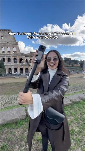 How to Fake a Drone Shot with a 360 camera 🚁 | Insta360 X5