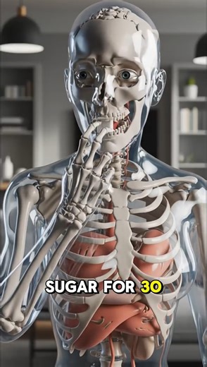 What Happens If You Stop Eating Sugar for 30 Days? 😨 #humanbody #sciencefacts #healthfacts #shorts