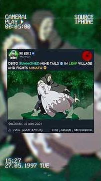 Obito Attacked Leaf Village 🤯🔥