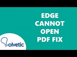 EDGE CANNOT OPEN PDF ✅ FIX ✅