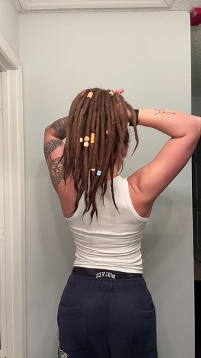 How to do a bun with dreadlocks