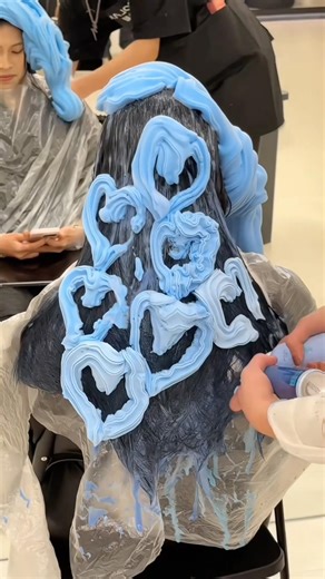 #shorts power of hair colour 💀🔥🔥#hair colour#tik