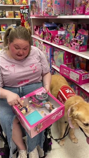 First Time Seeing Herself in a Toy 🧸❤️