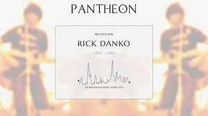Rick Danko Biography | Pantheon
