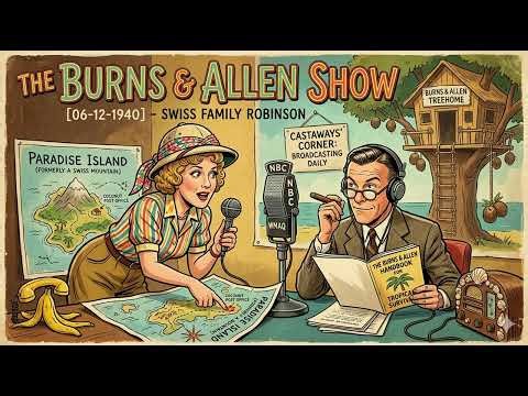 The Burns and Allen Show [06-12-1940] - Swiss Family Robinson | Vintage Radio Comedy