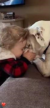 The sweetest kind of love! 👶🐶