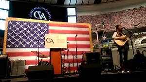 Ayla Brown plays her single "Miss You Already" for our #DefendFreedom Tour in Charlotte. What a voice! #GOTVets | Concerned Veterans for America