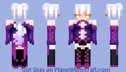 🌸 Deadly Nightshade Queen of Halloween 🌸 Minecraft Skin