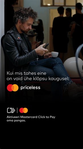 2.6K views | Tere, turvalised veebimaksed! Aktiveeri oma pangas Mastercard Click to Pay ja tasu toidu kojutoomise eest vaid ühe klõpsuga. | Mastercard | Facebook