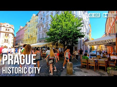 Prague Historic City - 🇨🇿 Czech Republic [4K HDR] Walking Tour