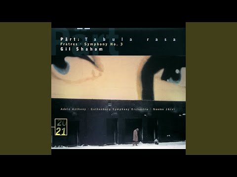 Pärt: Fratres For Violin, String Orchestra And Percussion