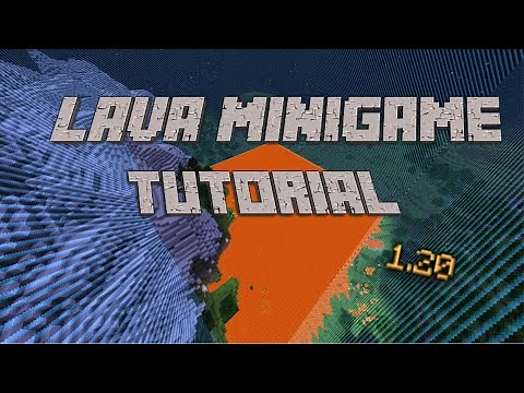 Minecraft | How to make a lava Rising Minigame in 1.20+