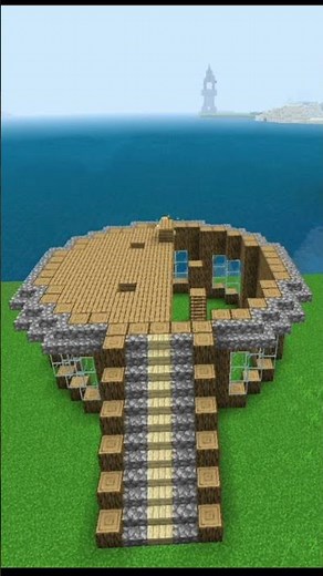 How To Build a oak Survival House (Tutorial) in Minecraft.