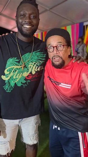 KENWYN JONES & CRAZY saying hello to Ato Boldon at KES IZWE SOCA PARTY | Edwin Ayoung