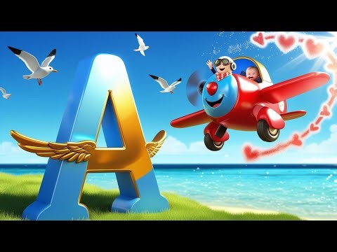 🅰️✨ Learn ABCD with 3D Letters & Fun Objects | Alphabet Song for Kids | ABC Learning Video