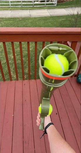 TENNIS BALL LAUNCHER! 😎 #shorts