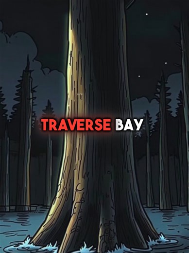 A 7,000-Year-Old Forest Under Grand Traverse Bay 👀 #GrandTraverseBay #LakeMichigan #MichiganHistory #GreatLakes #LakeLore