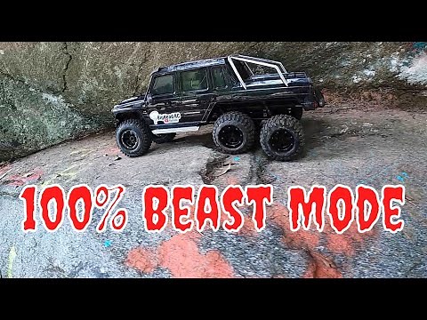 Traxxas TRX-6 Best Upgrades by Far - 1.9" tires on 2.2" Beadlock wheels - Shock Angle - Fenders Cut
