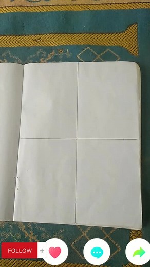 Creative Geometric Paper Art with Ruler and Scissors