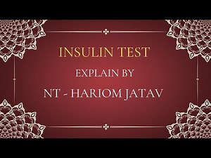 All Details Insulin Test