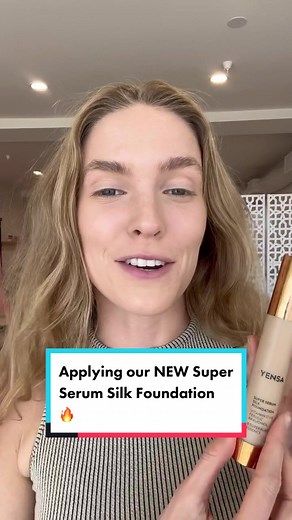 Brooke wears Light Warm in the NEW Super Serum Silk Foundation 🖤