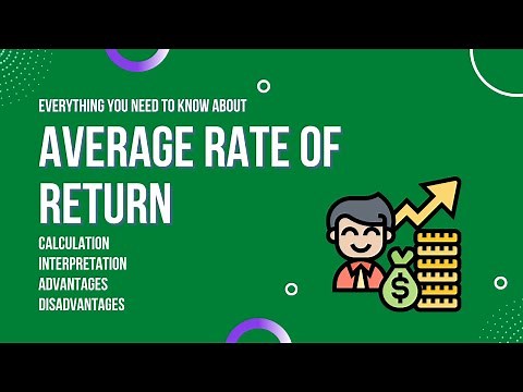 Investment appraisal: Average Rate of Return