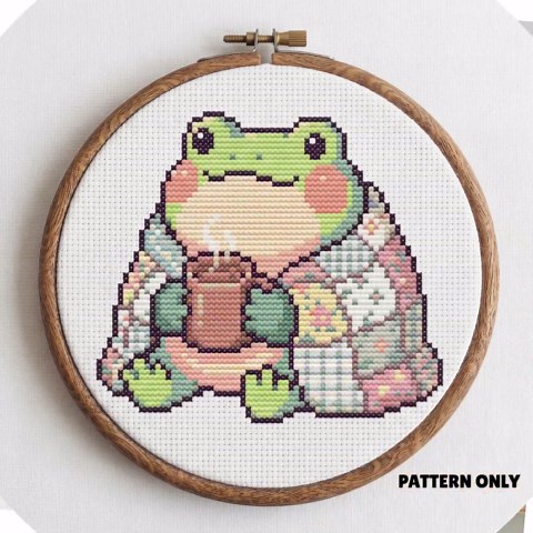 Cozy Bird Cross Stitch Pattern, Cottagecore Spring Parakeet, Beginner PDF (digital Download) - Etsy