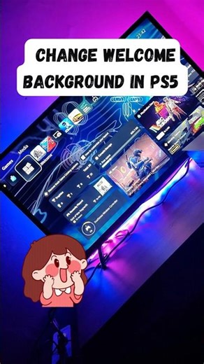 Change Background in PS5 🔥🤩 #ps5